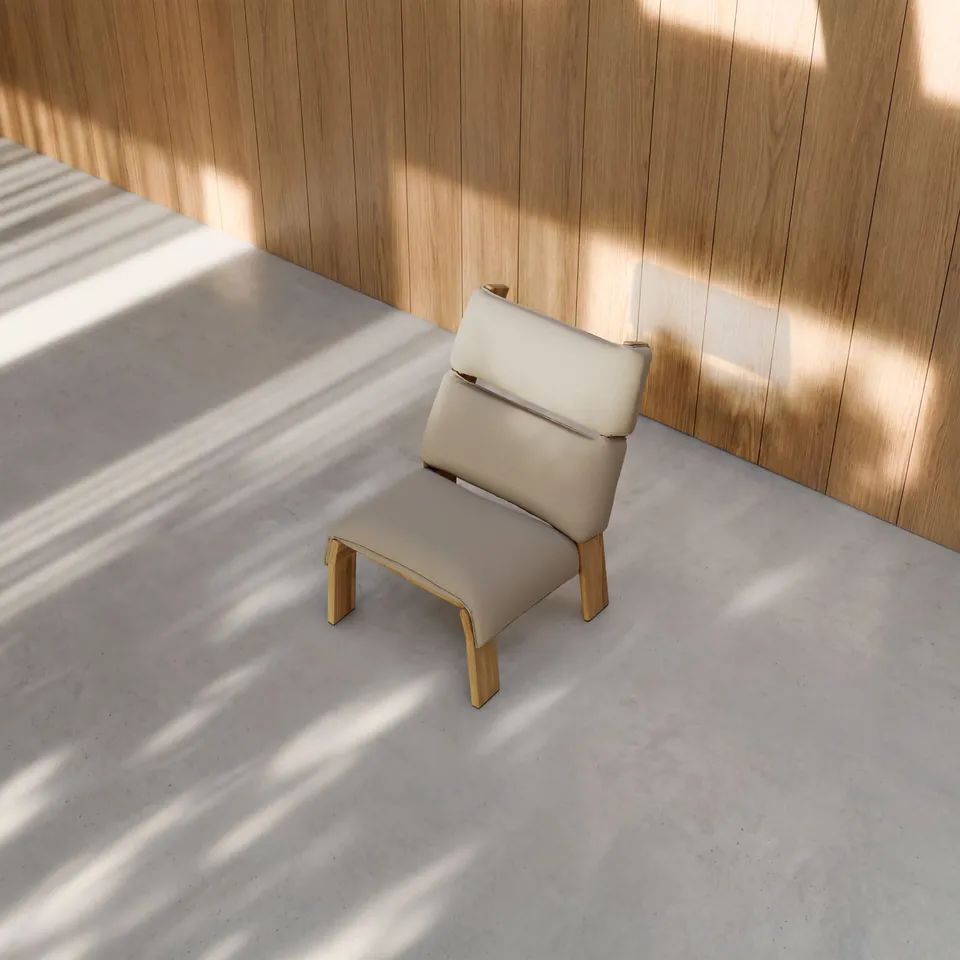 Kettal Band angular dining chairs