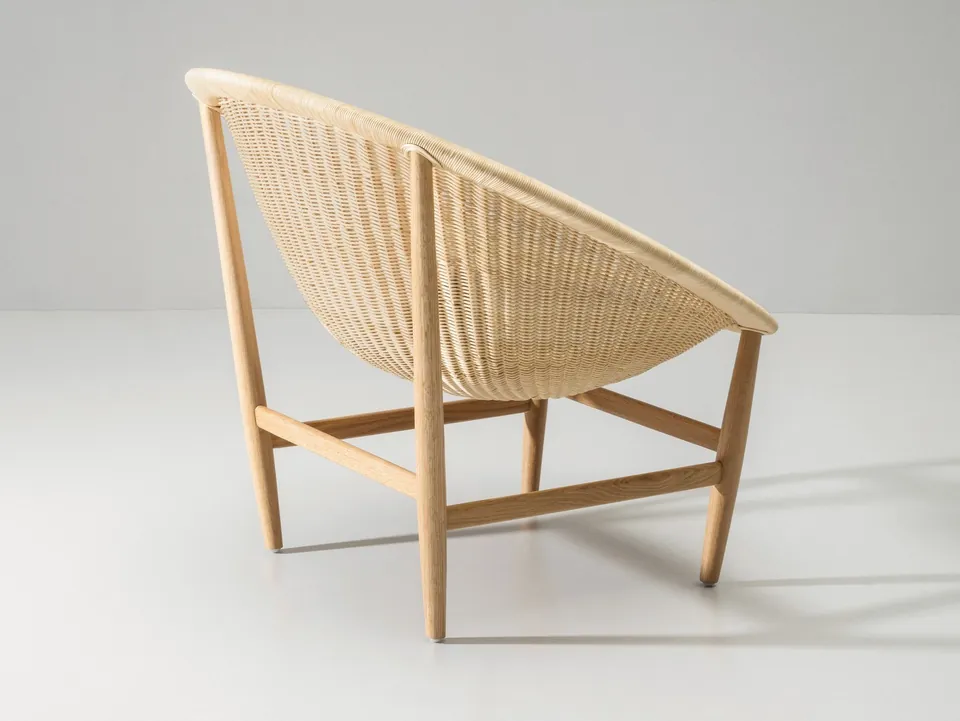 Kettal Basket woven outdoor armchair