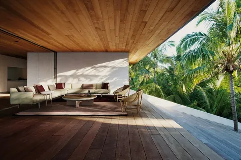 Kettal Boma outdoor furniture in use, catalog photograph
