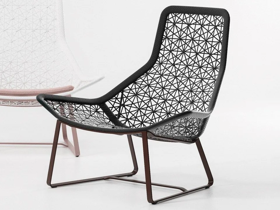 Kettal Maia braided fiber seating