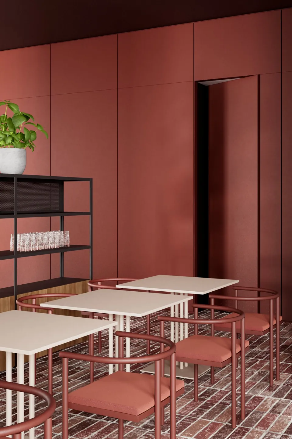 Kettal Ringer outdoor furniture in use, catalog photograph