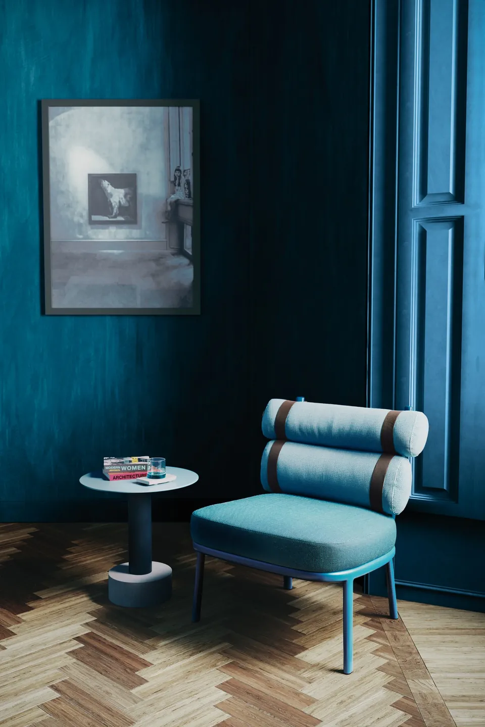 Kettal Roll outdoor furniture in use, catalog photograph